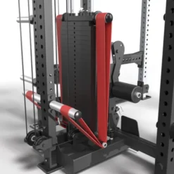 Station Hardcore Power rack ATX avec système à poulie double et colonne de poids 125 kg - Série 700