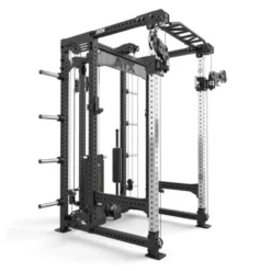 Station Hardcore Power rack ATX avec système à poulie double et colonne de poids 125 kg - Série 700