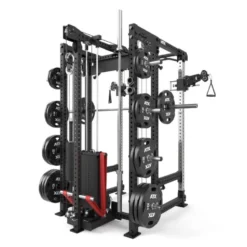 Station Hardcore Power rack ATX avec système à poulie double et colonne de poids 125 kg - Série 700