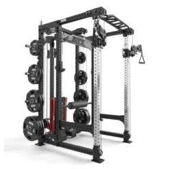 Station Hardcore Power rack ATX avec système à poulie double et colonne de poids 125 kg - Série 700
