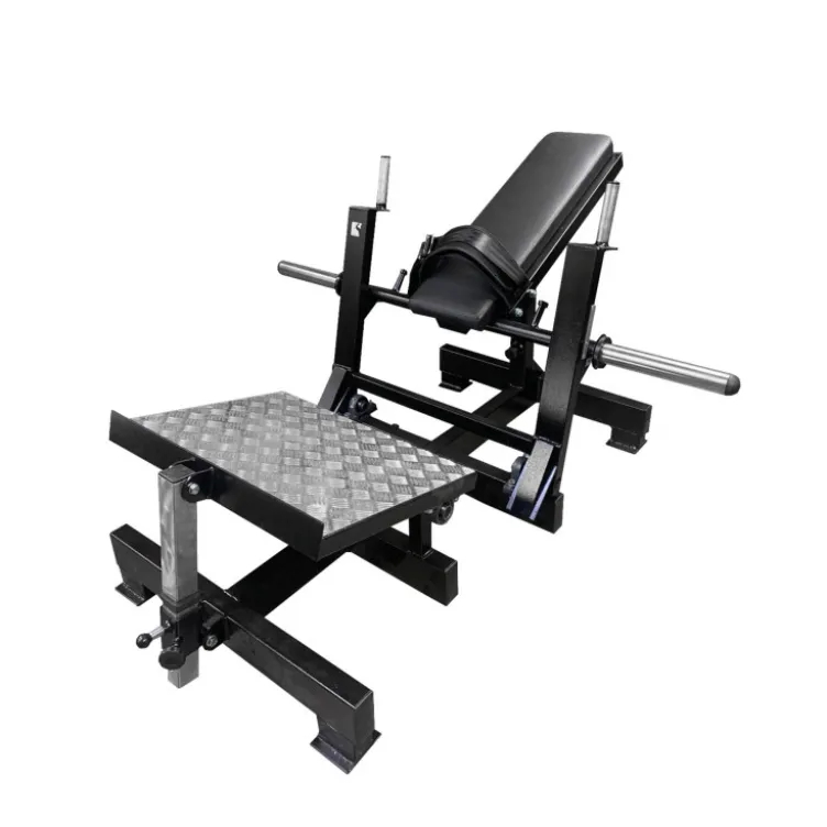 Station Hip Thrust avec plateforme de pied réglable - Equipement professionnel à charge libre