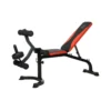 Station Home-gym complète avec barre guidée multi-fonctions et leg curl extension