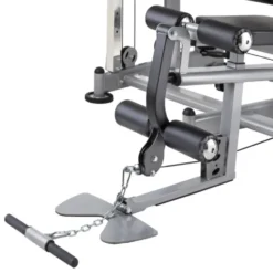 Station home-gym haut de gamme multi équipée avec colonne de poids 90 kg et leg curl extension