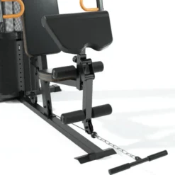 Station Home-Gym multi-postes avec colonne de poids 69.50 kg et poulie haute et basse