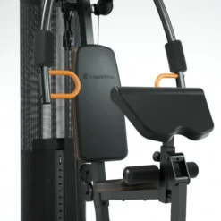 Station Home-Gym multi-postes avec colonne de poids 69.50 kg et poulie haute et basse