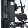 Station Home Gym multipostes 3 en 1 avec poulie haute et basse - Poste à dips - Sac de boxe