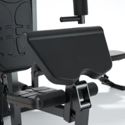 Station Home Gym multipostes 3 en 1 avec poulie haute et basse - Poste à dips - Sac de boxe