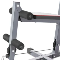 Station homegym polyvalente de musculation complète avec colonne de poids