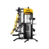 Station multi-gym avec ensemble complet d'accessoires pour des entraînements de musculation variés en homegym