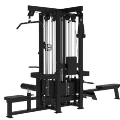 Station multigym à charge guidée Titanium Élite Séries EL-CS04 - Multi-jungle machine pour entraînement complet du corps