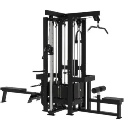 Station multigym à charge guidée Titanium Élite Séries EL-CS04 - Multi-jungle machine pour entraînement complet du corps