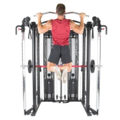 Station multi-postes complètes pour homegym de musculation - + de 60 possibilités d'exercices - SCS Smith Cage System