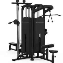 Station multi-postes Titanium Black Séries à charge guidée pour entraînements de musculation - Stations indépendantes BS-CS04