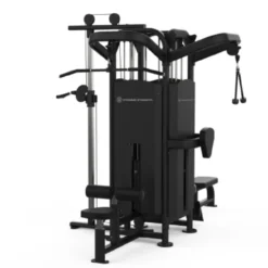 Station multi-postes Titanium Black Séries à charge guidée pour entraînements de musculation - Stations indépendantes BS-CS04