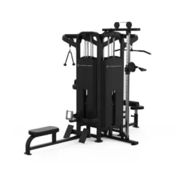 Station multi-postes Titanium Black Séries à charge guidée pour entraînements de musculation - Stations indépendantes BS-CS04