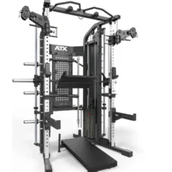 Station multipress complète de musculation Monster 2.0 avec poulie double 110 kg et équipements leg press