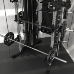 Station multipress complète de musculation Monster 2.0 avec poulie double 110 kg et équipements leg press