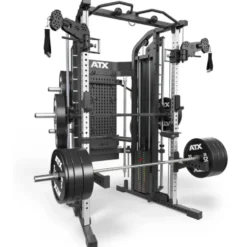Station multipress complète de musculation Monster 2.0 avec poulie double 110 kg et équipements leg press