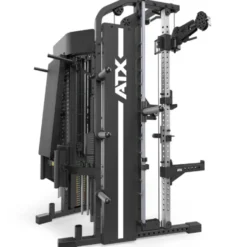 Station multipress complète de musculation Monster 2.0 avec poulie double 110 kg et équipements leg press