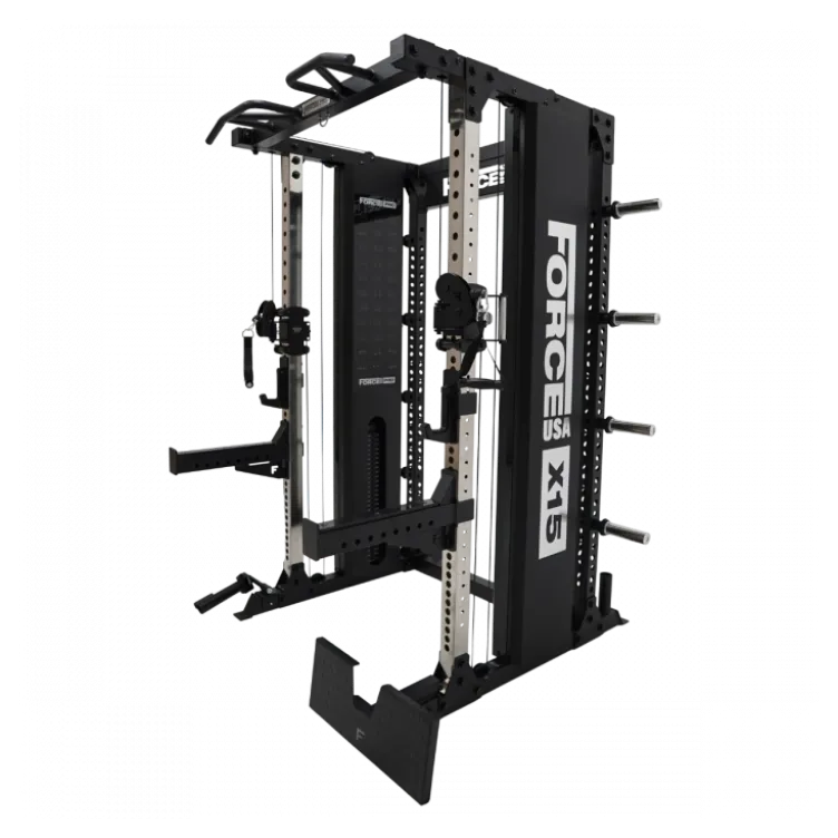 Station Multi Trainer demi rack à squat à charge guidée - Machine X15 Pro Force USA