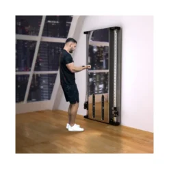 Station musculation poulie vis-à-vis mirror pour exercices de tirage avec charge guidée jusqu'à 50 kg - Appareil professionnel