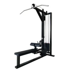 Station polyvalente poulie haute et basse à charge guidée de 80 kg - Lat pull down et Row Assis