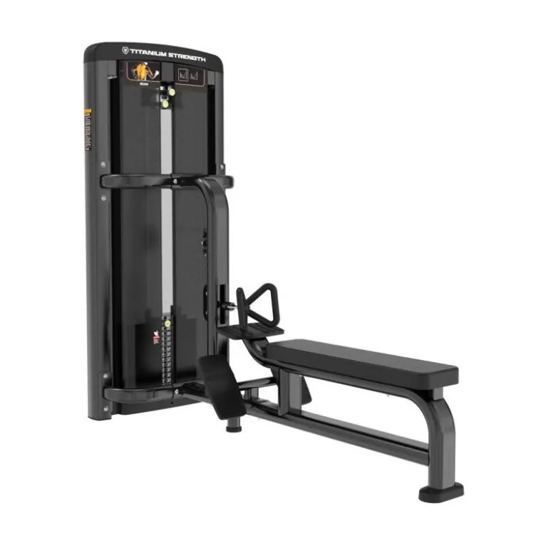 Station poulie basse professionnelle à sélecteur de poids 100 kg Titanium Strength Genesis Séries GS-S25 - Exercices de tirage
