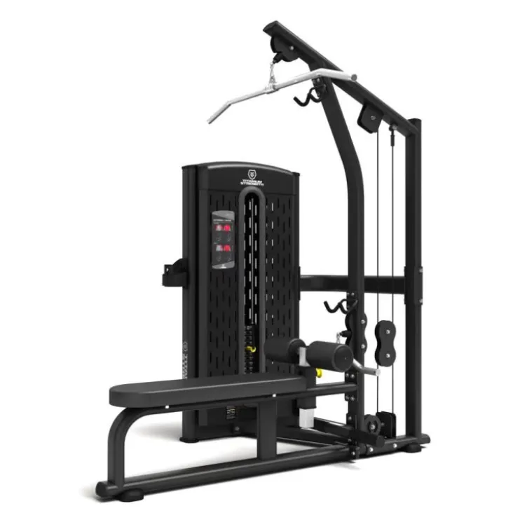 Station à poulie haute et basse M6 Titanium Strength à charge guidée 100 kg - Station pour exercices de tirage