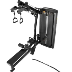 Station à poulie haute unilatérale avec poste rowing à charge guidée 100 kg - Matériel PRO Titanium Strength Genesis GS-S47
