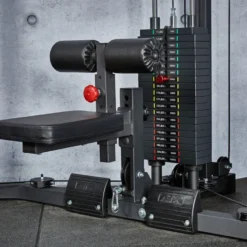 Station poulie vis à vis CORNER ATX avec colonne de poids 100 kg