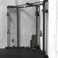 Station poulie vis à vis CORNER ATX avec colonne de poids 100 kg