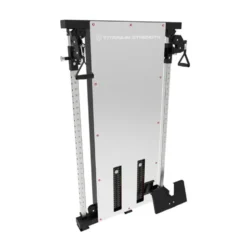 Station poulie vis à vis à fixation murale 2 x 90 kg Titanium Strength CC1 - Poulies indépendantes et réglables sur 26 hauteurs