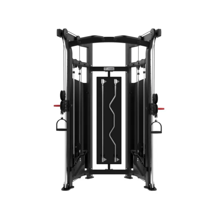 Station poulie vis à vis Professionnelle Double poulies et colonnes de poids 120 kg - Black Series Titanium Strength BS-FT29