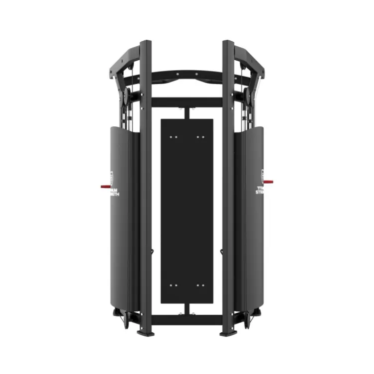 Station poulie vis à vis Professionnelle Double poulies et colonnes de poids 120 kg - Black Series Titanium Strength BS-FT29