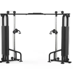 Station à poulie vis à vis Titanium Strength Black Séries avec 2 x 90 kg de charge - Exercices de tirage