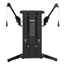 Station poulie vis à vis 2 x 90 kgpour entraînement de musculation professionnels - Titanium Strength Black Séries EL-FM