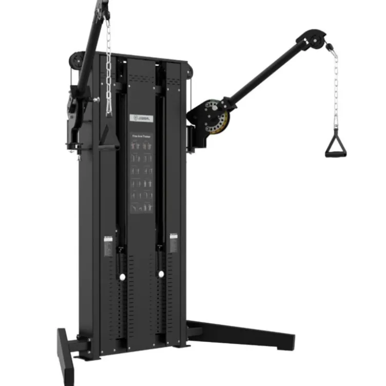 Station poulie vis à vis 2 x 90 kgpour entraînement de musculation professionnels - Titanium Strength Black Séries EL-FM