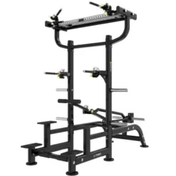 Station pour dips et tractions assistées avec levier d'assistance et prises ajustables - Titanium Genesis Series GS-PL85