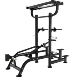 Station pour dips et tractions assistées avec levier d'assistance et prises ajustables - Titanium Genesis Series GS-PL85