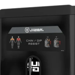 Station pour les tractions et dips assistés avec colonne de poids 125 kg - Titanium Strength Black Series RX BSRX-S2