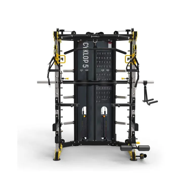 Station power rack 2 x 90 kg avec poulie vis à vis et multipress - Set d'accessoires inclus et capacité de charge 1000 kg