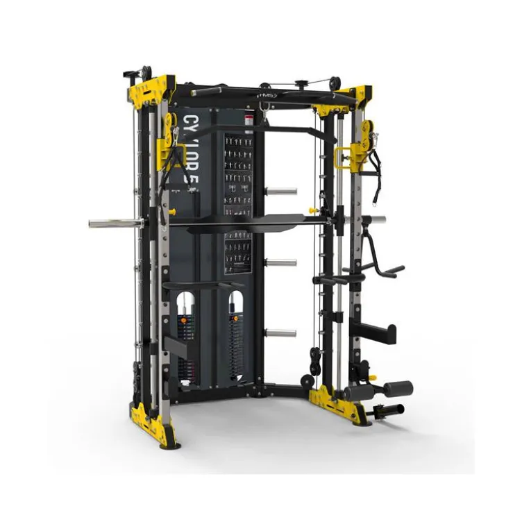 Station power rack 2 x 90 kg avec poulie vis à vis et multipress - Set d'accessoires inclus et capacité de charge 1000 kg