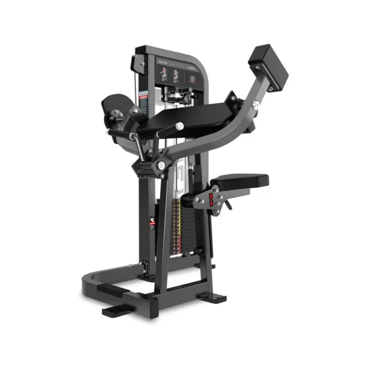 Station professionnelle curl biceps à charge guidée 100 kg pour salles de musculation commerciales
