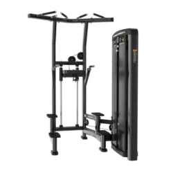 Station PRO pour dips et tractions assistées à charge guidée 100 kg Titanium strength - Usage commercial Genesis GS-S2