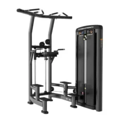 Station PRO pour dips et tractions assistées à charge guidée 100 kg Titanium strength - Usage commercial Genesis GS-S2