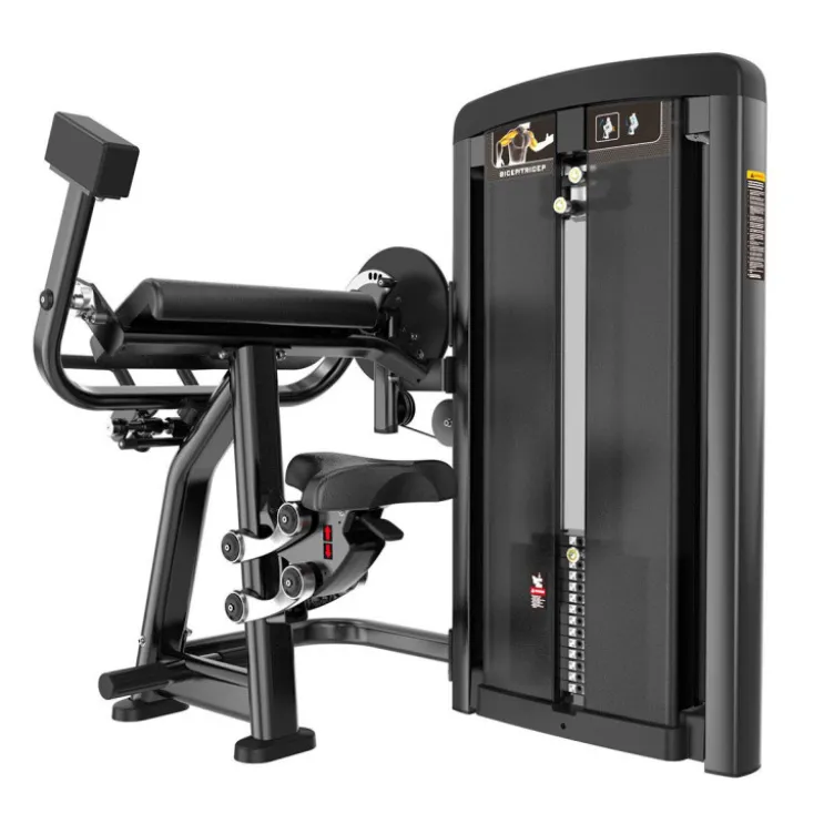 Station PRO Titanium pupitre à biceps dual triceps extension à charge guidée 100 kg pour salle de musculation - Genesis GS-S40