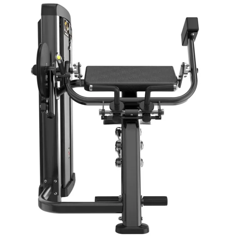 Station PRO Titanium pupitre à biceps dual triceps extension à charge guidée 100 kg pour salle de musculation - Genesis GS-S40