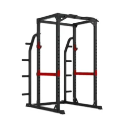Station rack de musculation semi-pro avec support de rangement pour disques 50 mm - Power Rack RH70 Titanium Strength