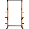 Station rack à squat avec barre de traction et système stockage