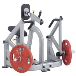 Station Row épaules assise à charges libres pour salle de musculation et cross-training commerciale